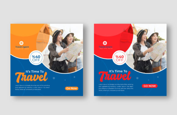 Capturing Wanderlust: The Ultimate Travel Social Media Post Banner Template