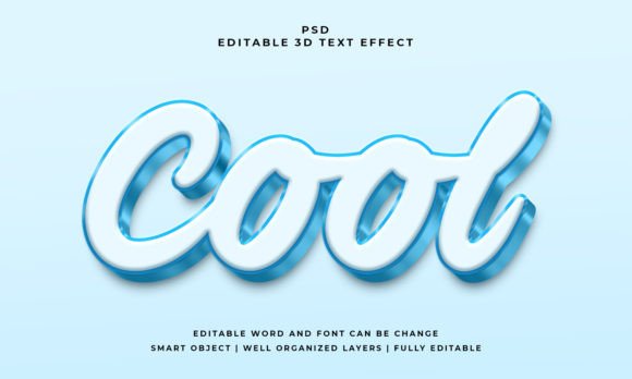 Cool 3D Editable Text Effect: Instant Visual Impact