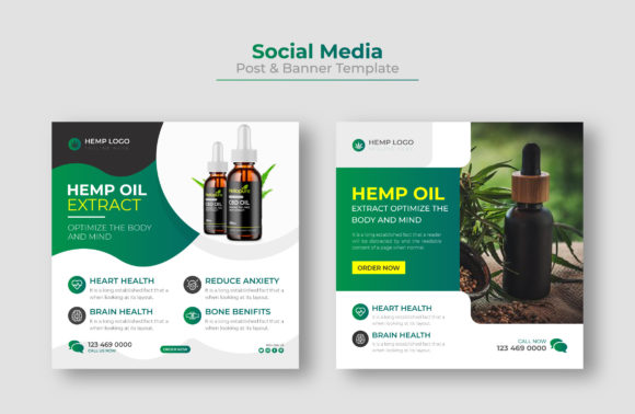 Design a Professional Hemp Product Social Media Banner