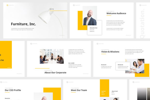 Furniture Keynote Presentation: A Modern Marketing Template