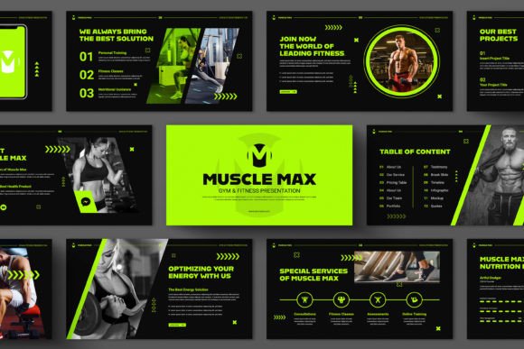 Gym & Fitness Presentation Template: Design Your Impact