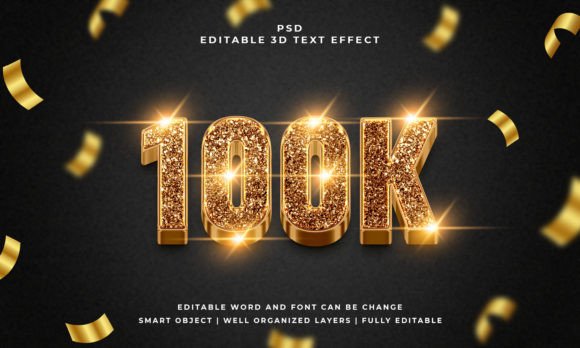 Make Your Text Pop with the 100k 3D Editable PSD Text Effect