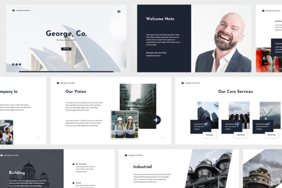 Modern Construction Powerpoint: Your Blueprint for a Standout Presentation