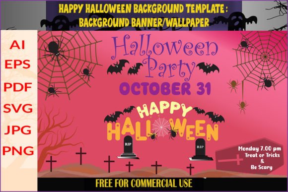Spooky & Modern: Your Halloween Background Template Guide