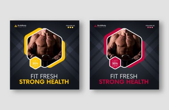 Transform Your Gym's Feed: The Ultimate Social Media Template