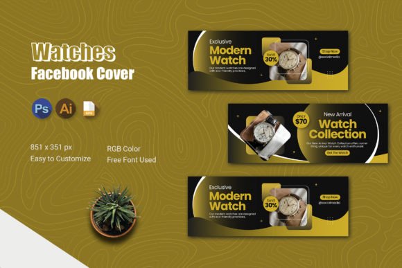 Watches - Facebook Cover: Elevate Your Brand's Social Presence